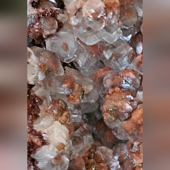 Diamond Red Calcite Specimen 3.8" X 3.0" - Picture 13 of 15